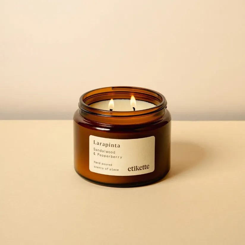 Etikette LARAPINTA Large candle