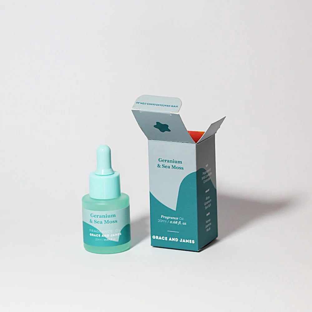 Grace and James - Geranium & Sea Moss