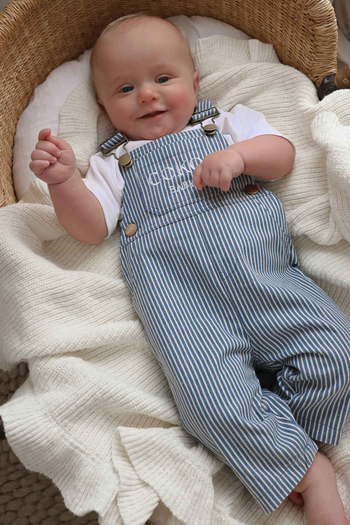Coko Baby Pinstripe - Overalls | 3-6mm