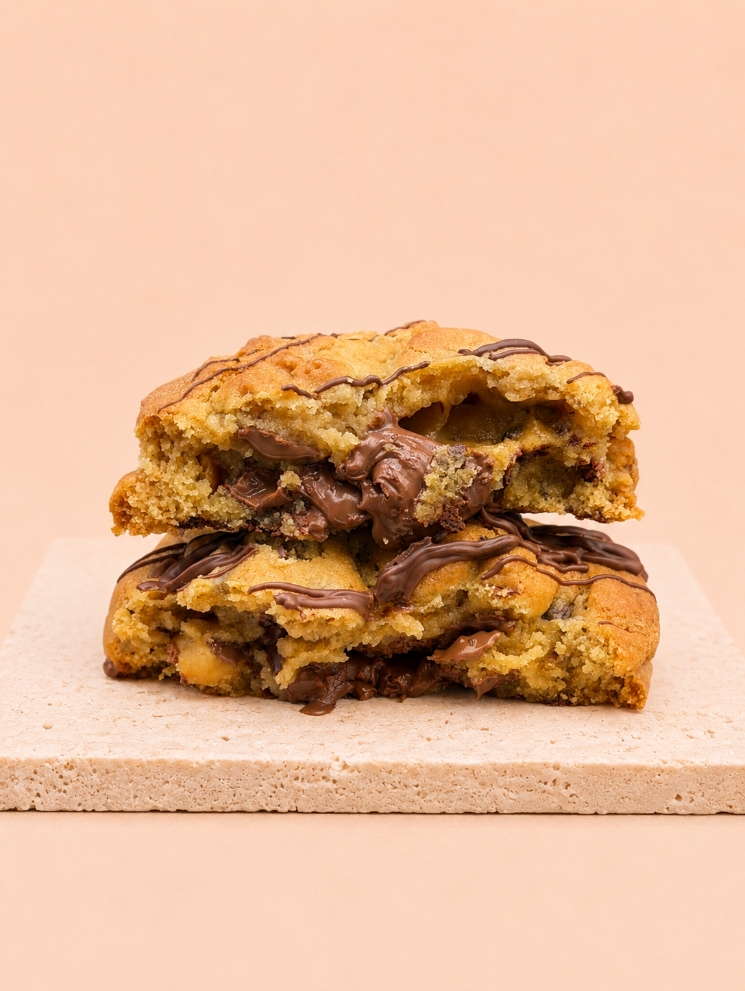 Loaded hazelnut cookie