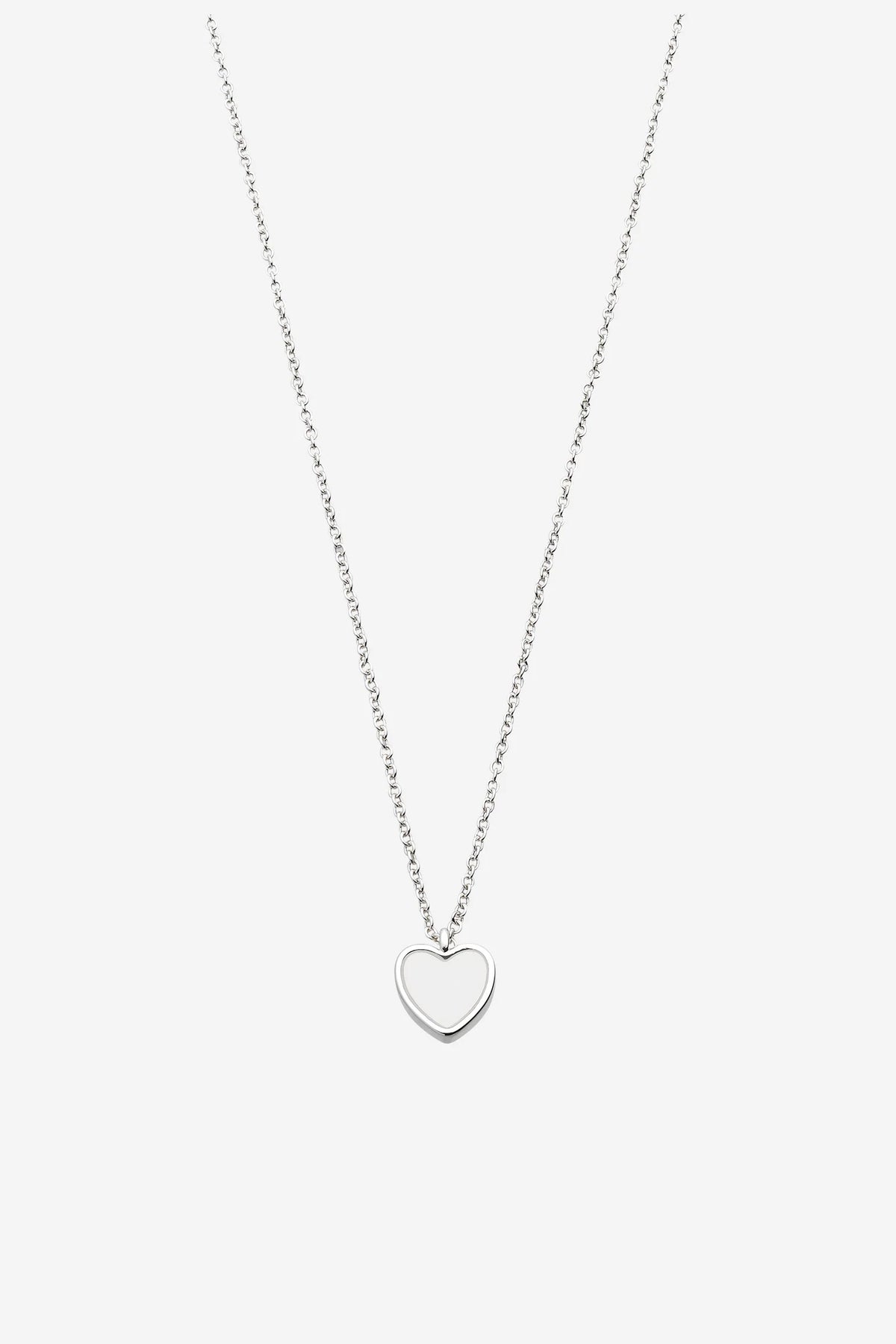 Liberte silver heart necklace