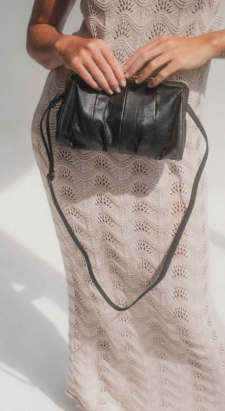 Sustainable Leather Alice Clutch