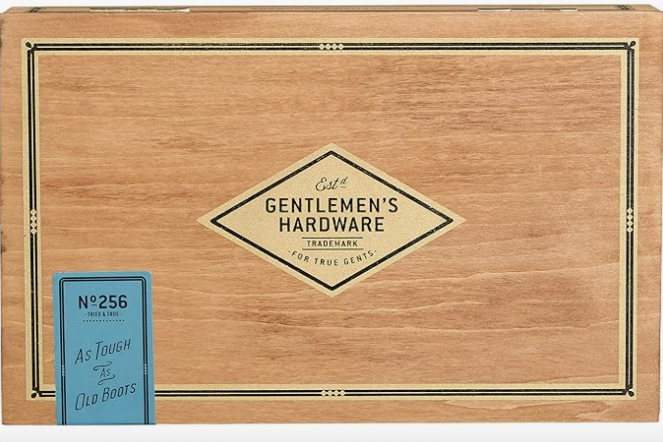 Gentlemen's Hardware Shoe Shine Cigar Box