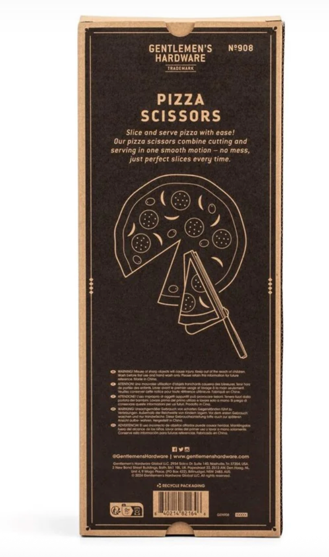 Gentleman's Hardware Pizza Scissors