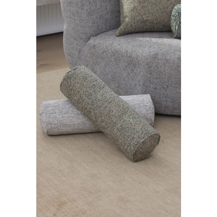 Amalfi Koba Boucle Bolster Cushion Green