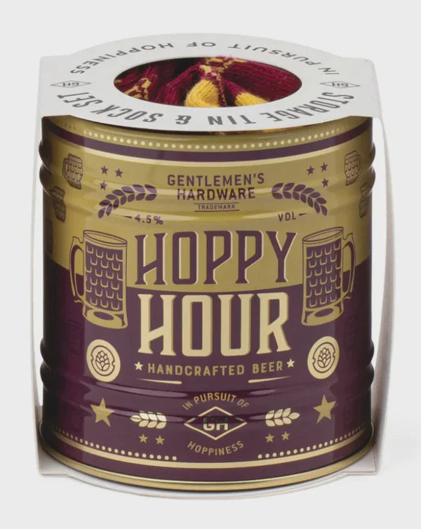 Gentelmens Hardware Socks in a Can - Happy Hour