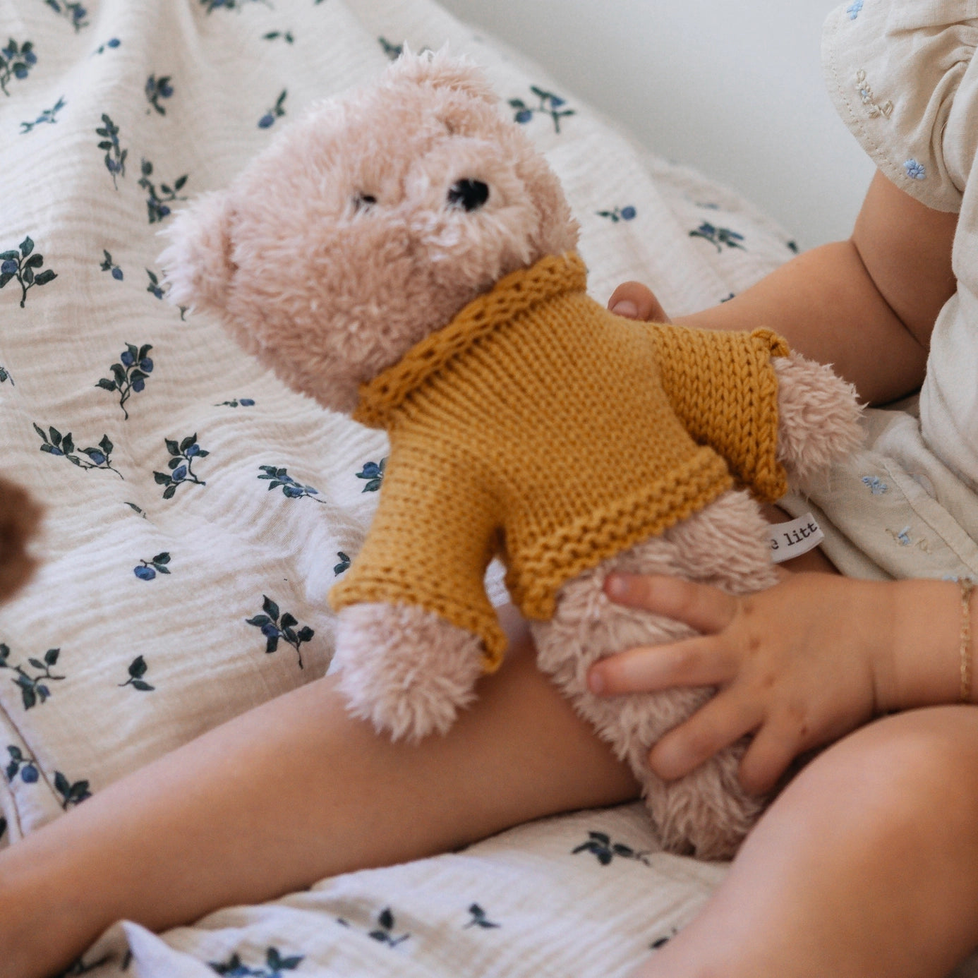 Dulcie Bear – Handcrafted Soft Toy by and the little dog laughed