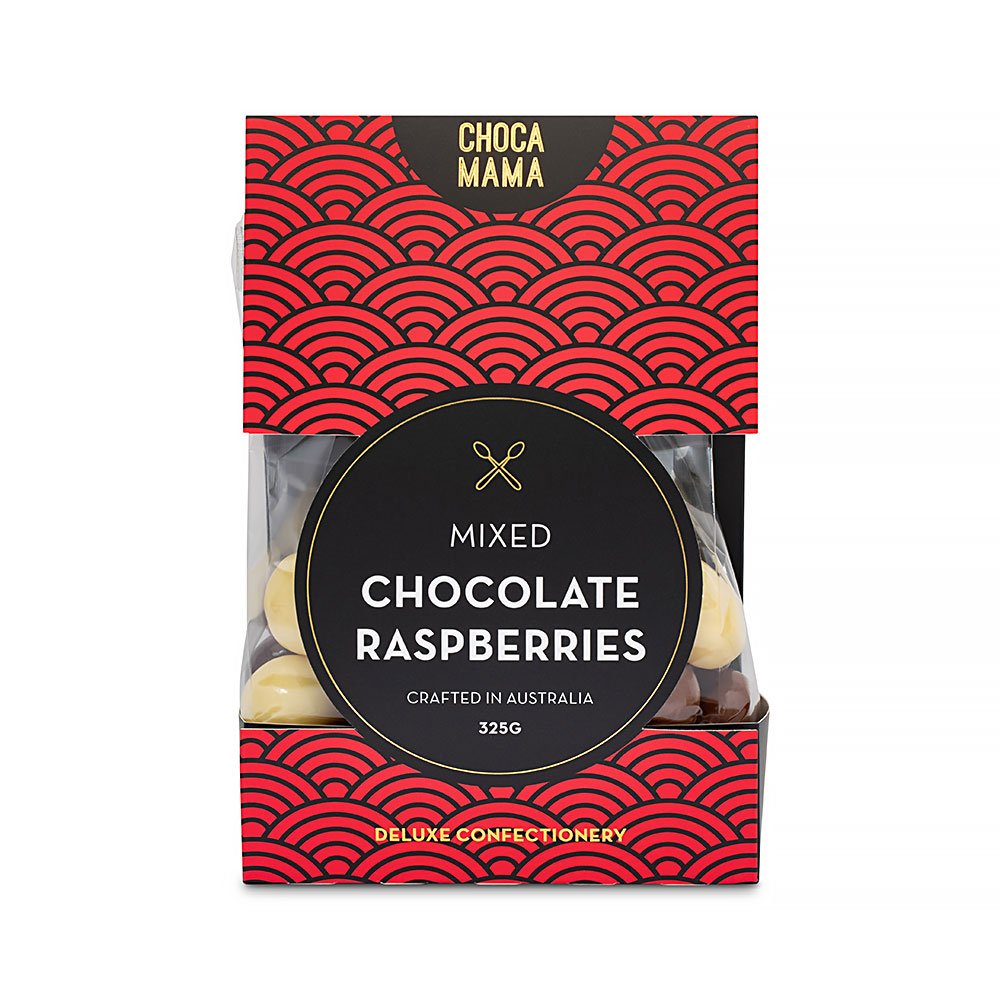Mixed Chocolate Raspberry 325g