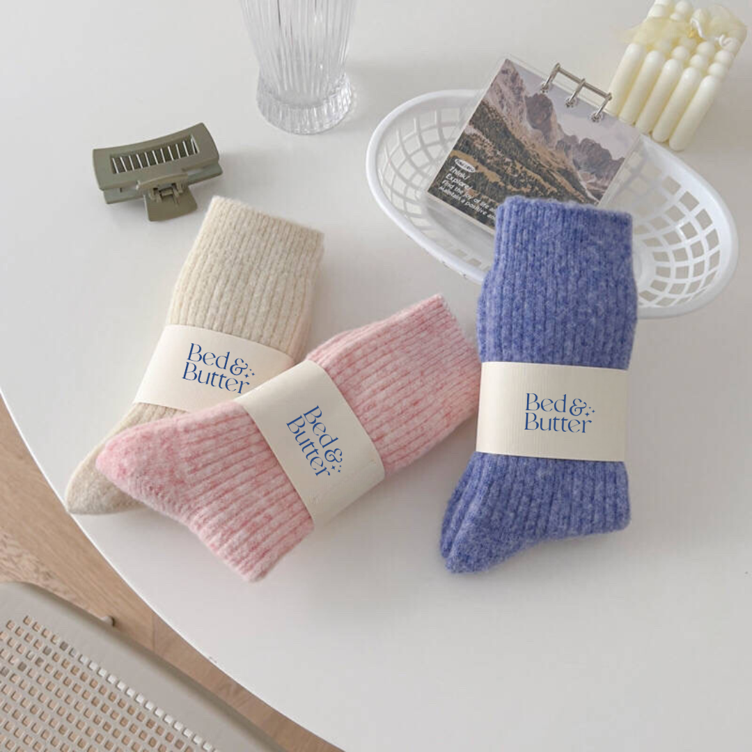 The Comfiest Socks - Lavender: S/M
