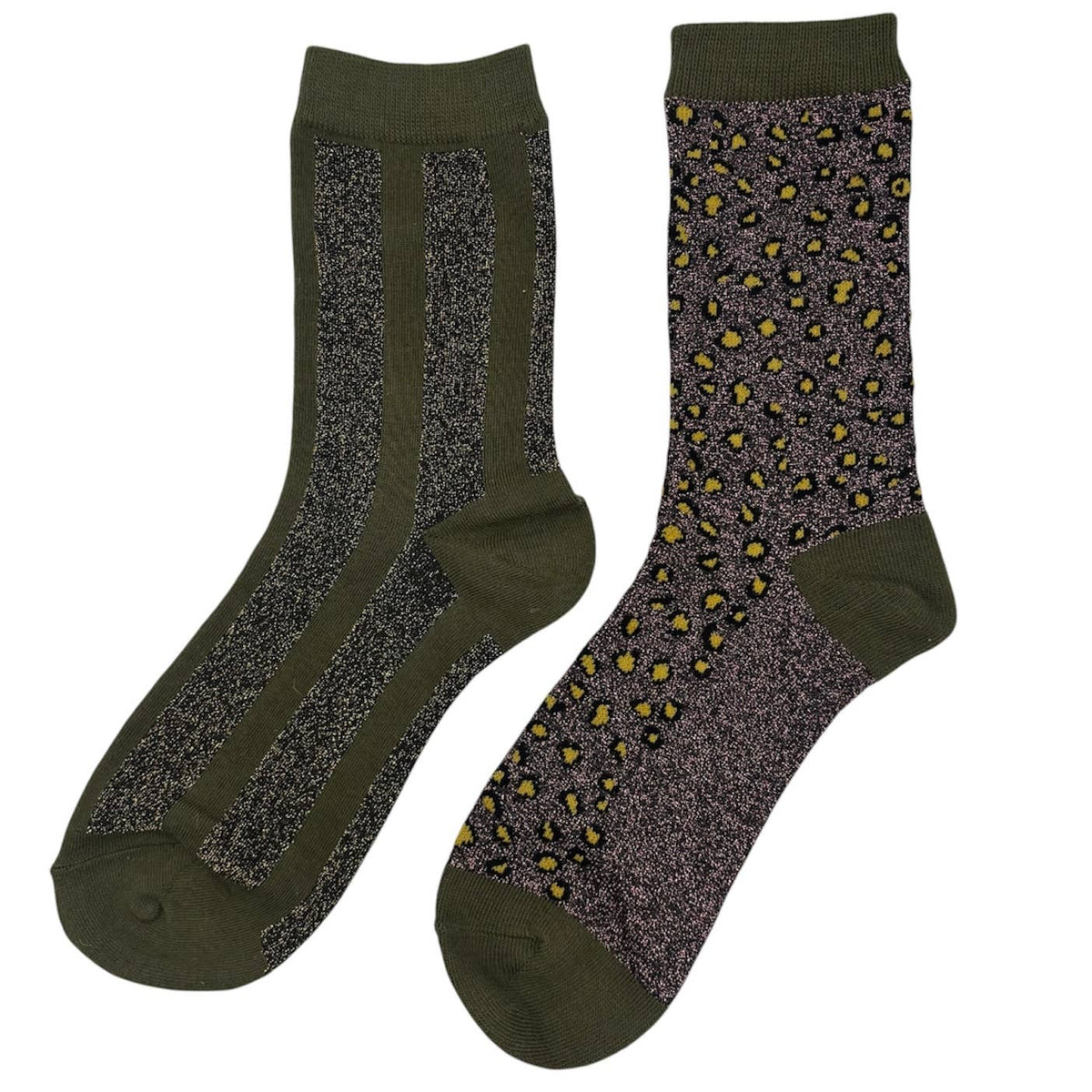 Ivy Berlin & Ivy Cheetah sock box duo with Shooting Star