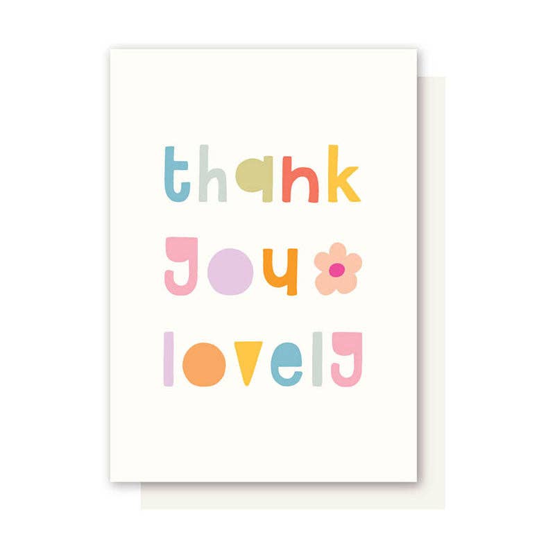 THANK YOU LOVELY CARD