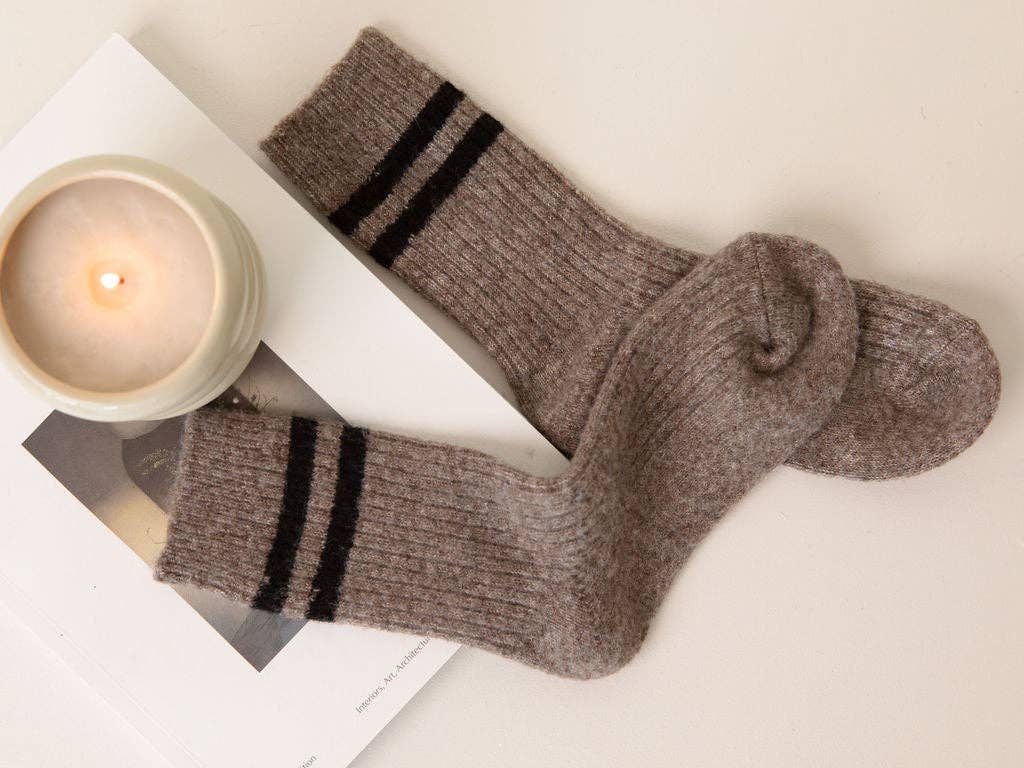 The Comfiest Socks - Choc Malt (NEW!): S/M