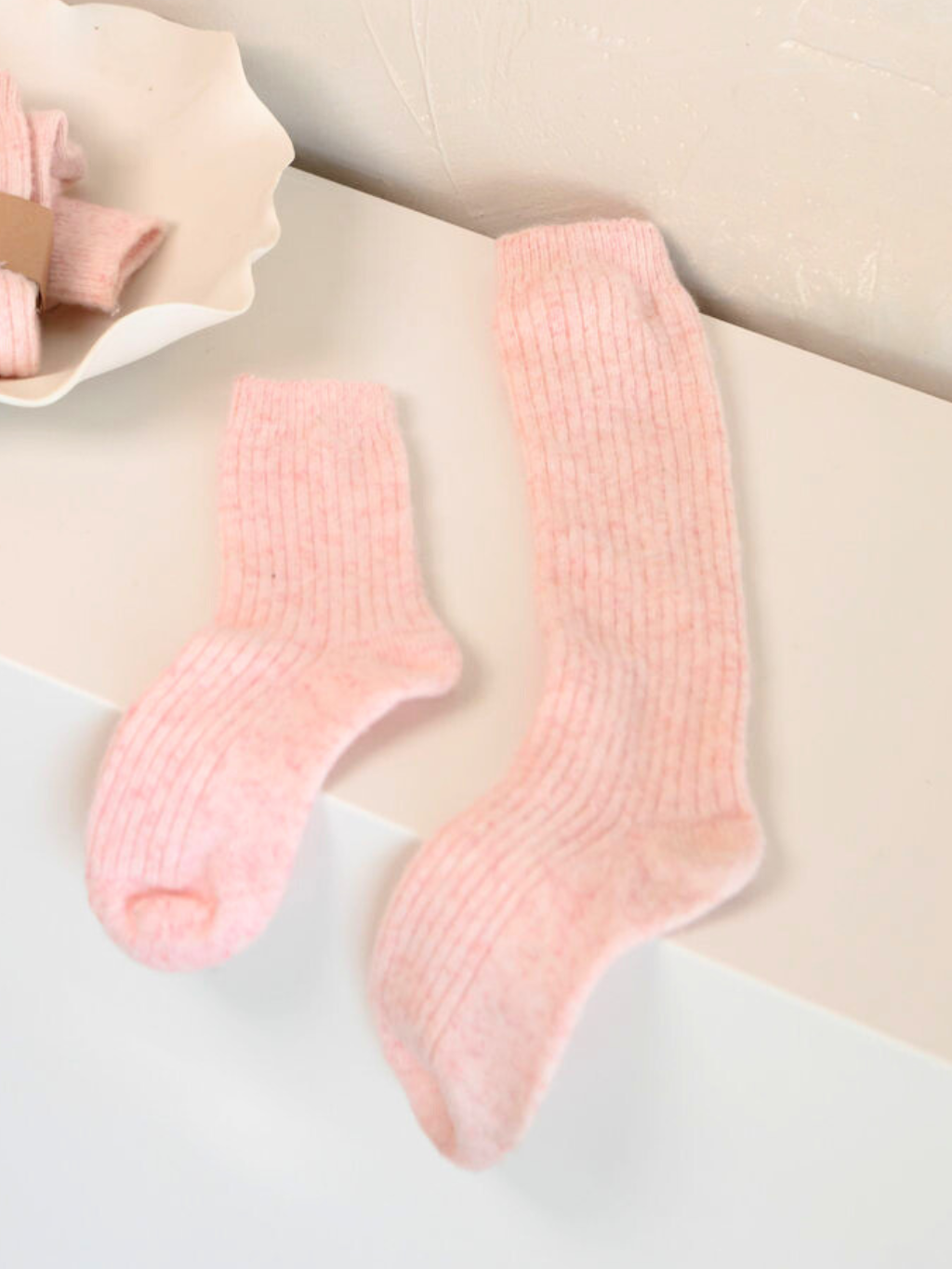 The Comfiest Socks - Knee High - Blush Pink: S/M