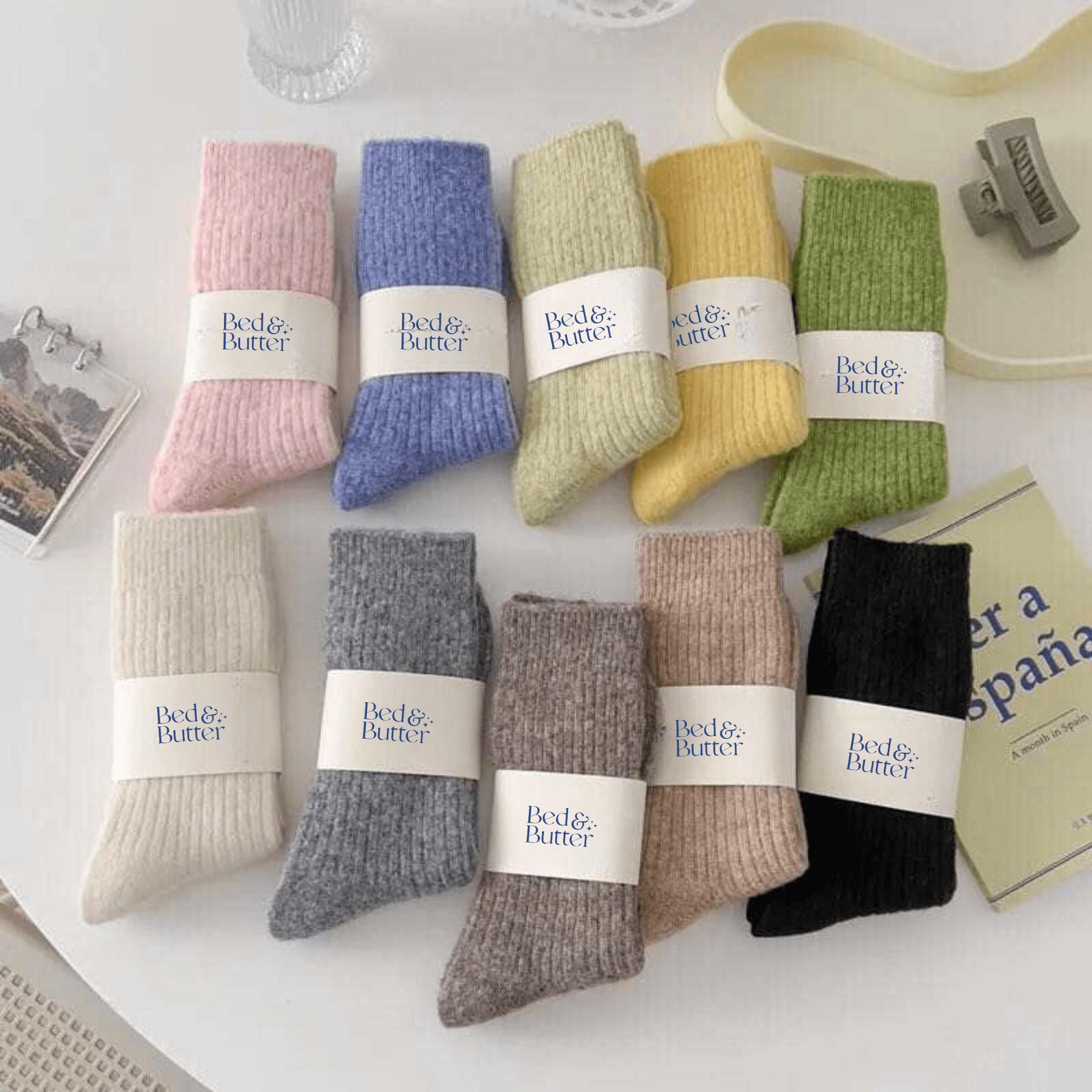 The Comfiest Socks - Blush Pink: L/XL