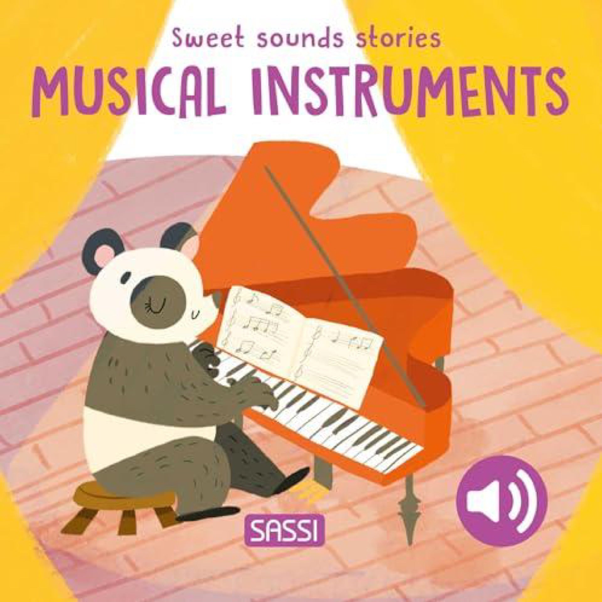 Sassi Board Book Sweet Sounds Stories - Musical Instruments