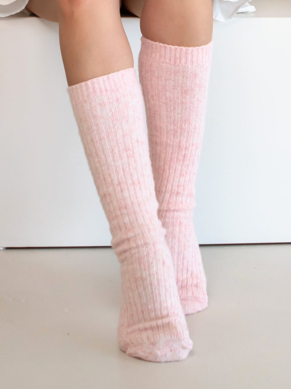 The Comfiest Socks - Knee High - Blush Pink: S/M