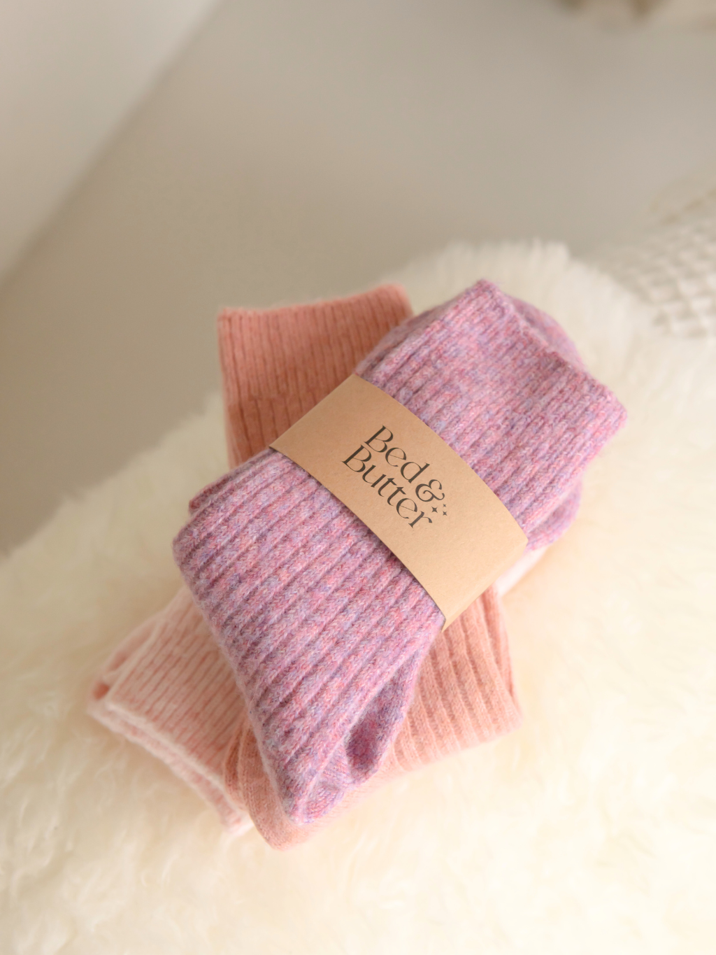 The Comfiest Socks - Heather Rose (NEW!): S/M