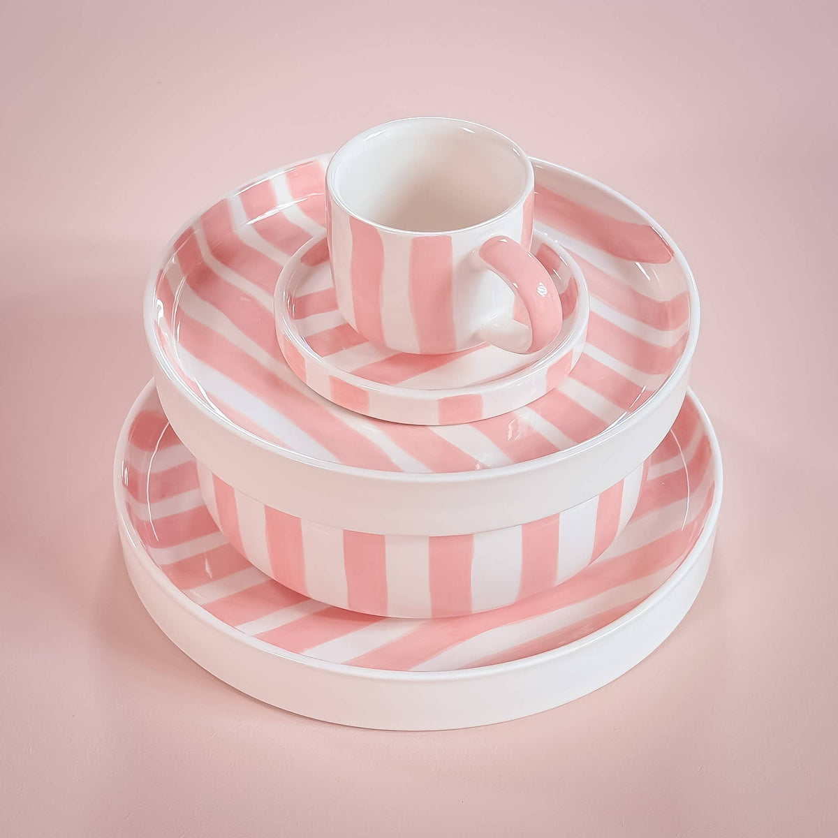 Beaker Stripes - incanto rose