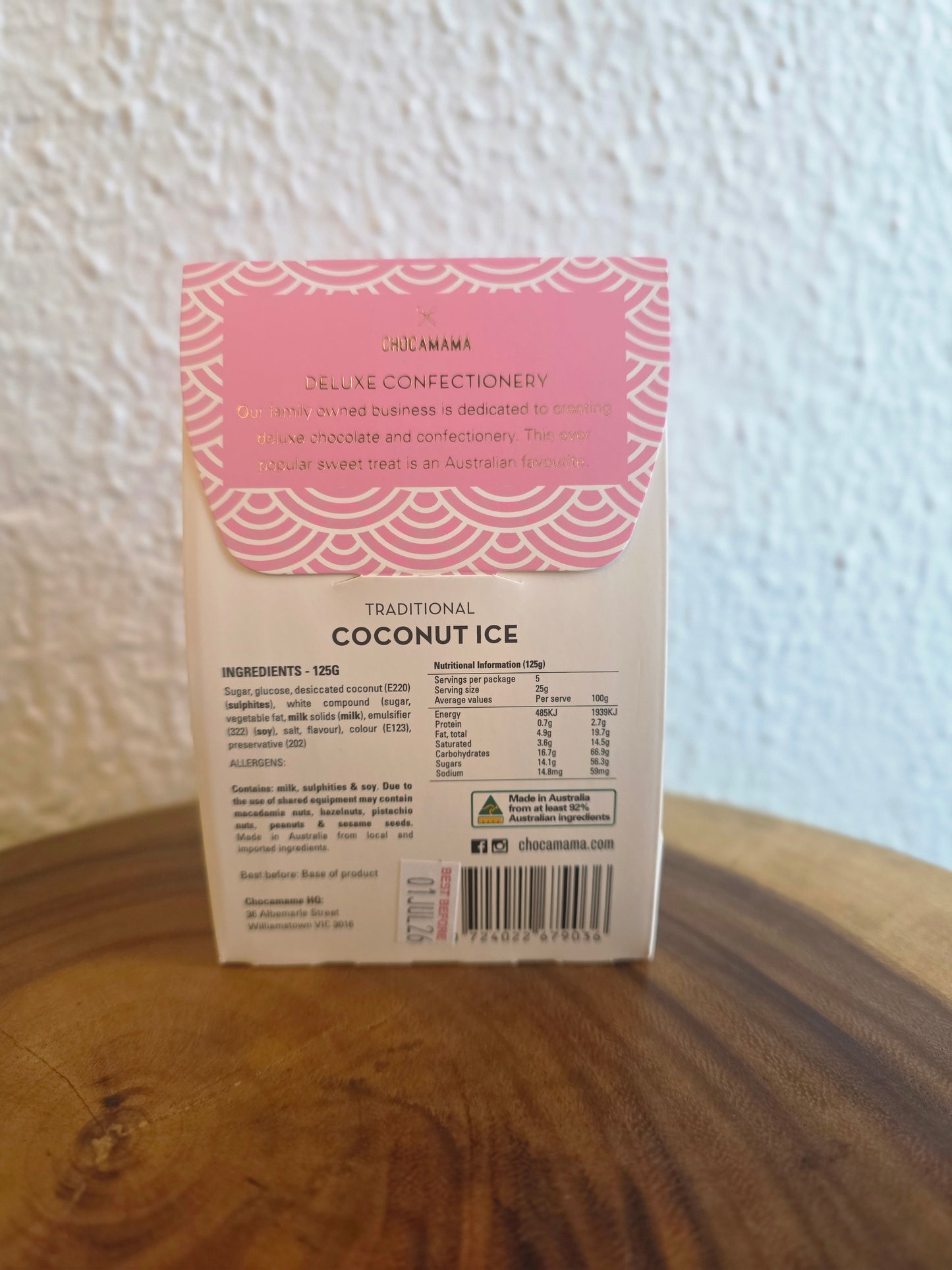 ChocaMama Coconut Ice-125g