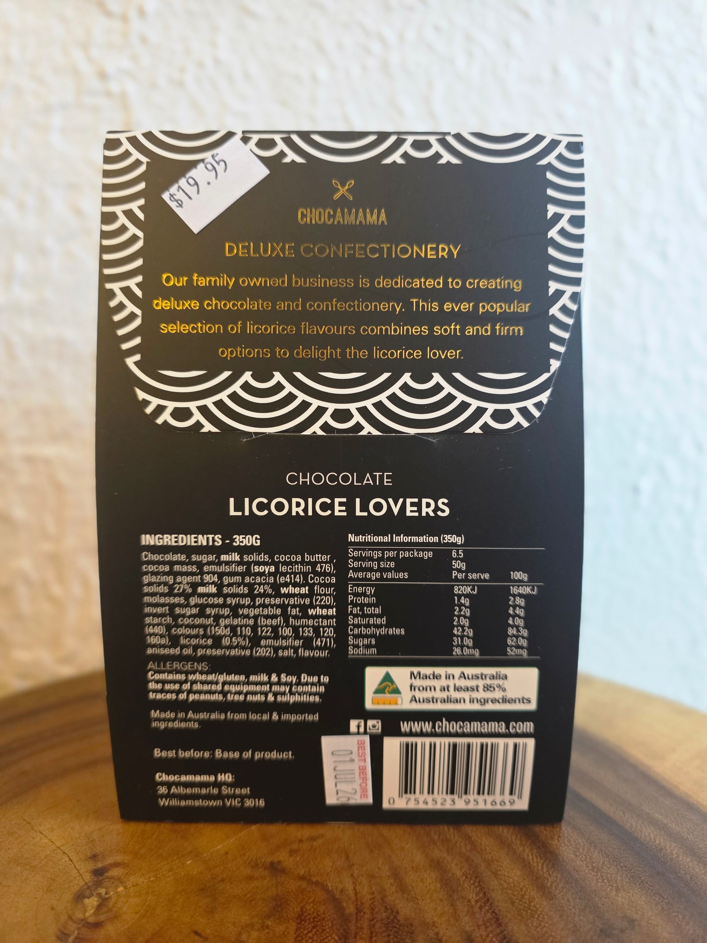 ChocaMama Chocolate Licorice Lovers-350g