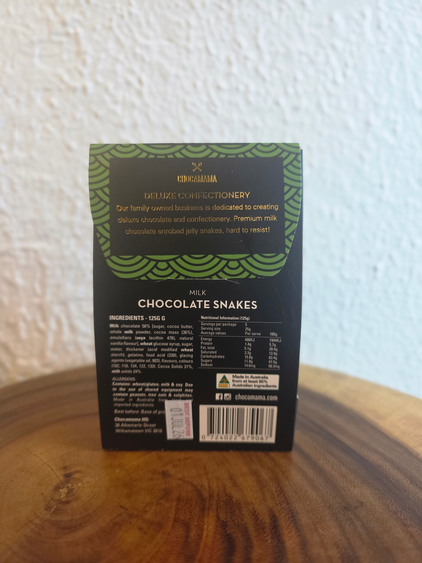 ChocaMama Chocolate Snakes-125g