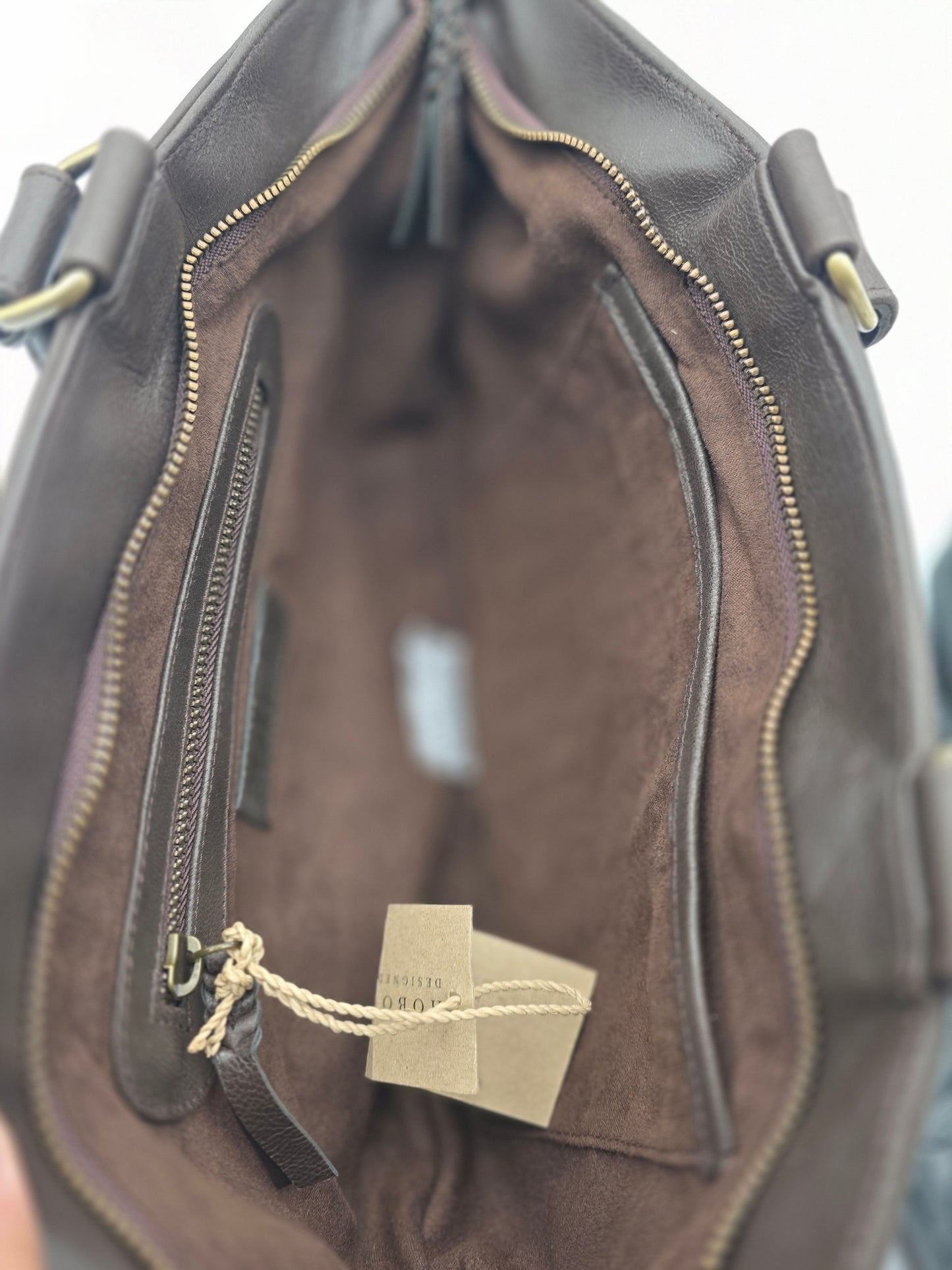 Soleil Grande Bag by Hobo & Hatch- Chocolate Brown
