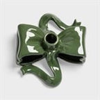 KLEVERING-Candle holder ribbon green