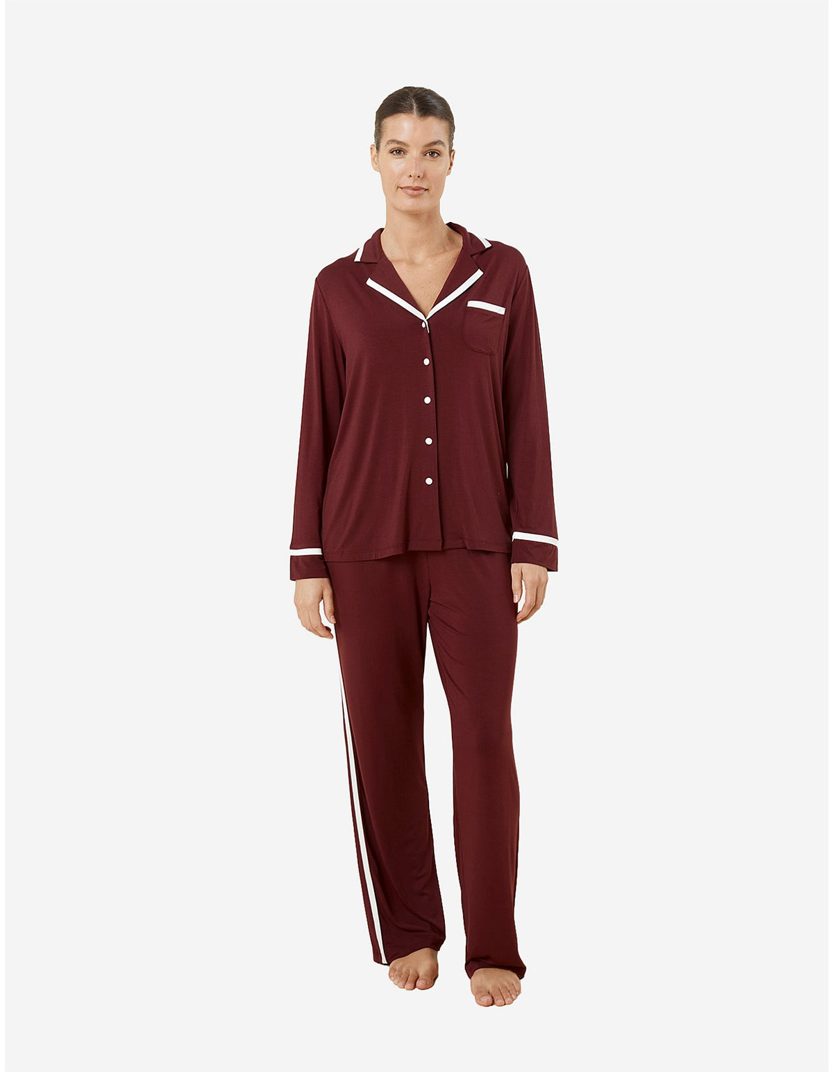 Ginger Lily Lounge Set- Burgundy