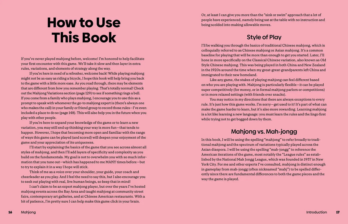 Mahjong : House Rules from Across the Asian Diaspora, by Nicole Wong