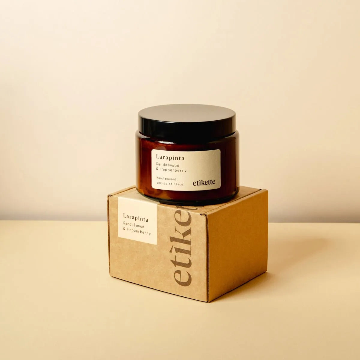 Etikette LARAPINTA Large candle