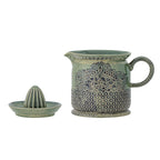 Liselu Lemon Juicer, Green, Stoneware