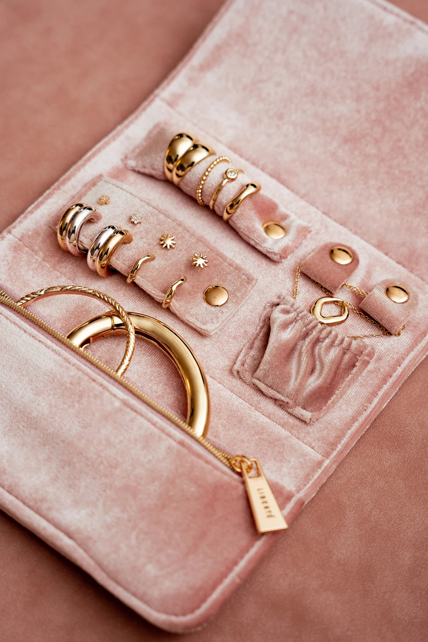 Liberte soft mink jewellery wallet