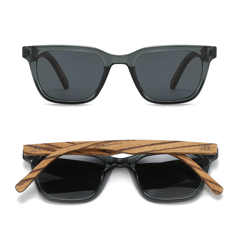 Soek Koda SMOKE l Black Polarised Sunglasses