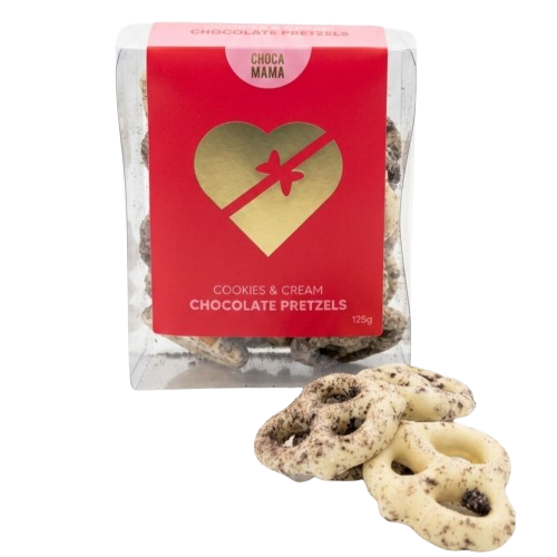 Chocamama cookies & cream pretzel tray