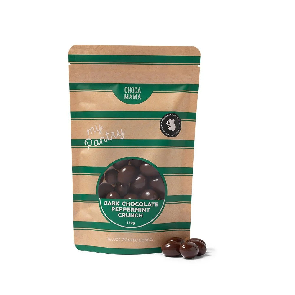 Chocamama - Dark Choc Peppermint Crunch 150g