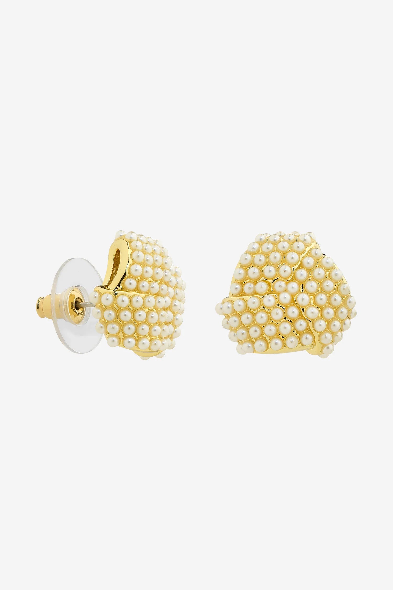 Natalina Gold Pearl Earring