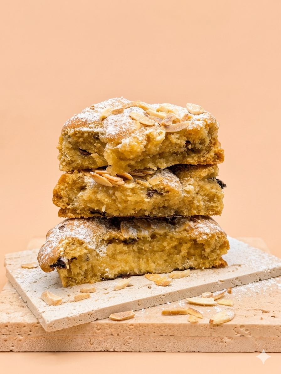 Almond croissant cookie