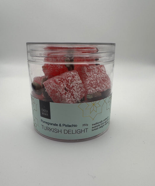 Pomegranate & Pistachio Turkish Delight-250g