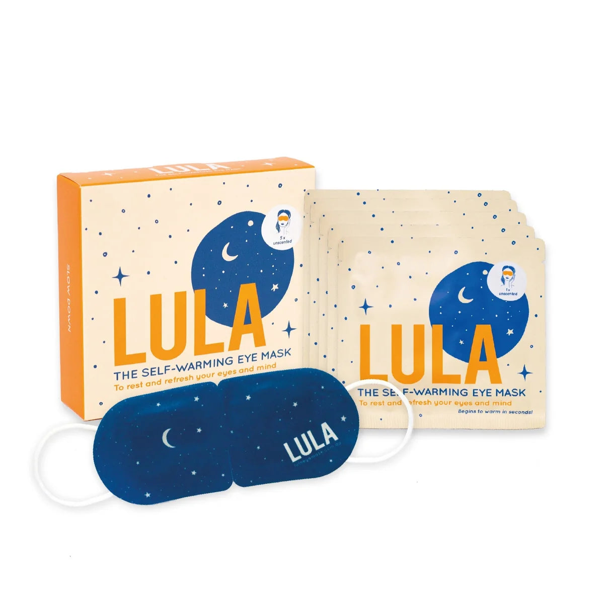 Lula Unscented Self-Warming Eye Masks
