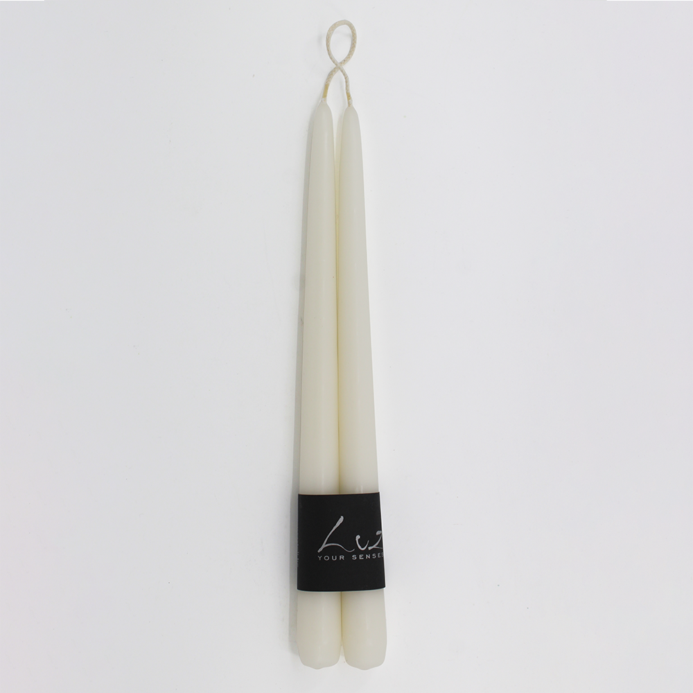 Francalia Luz Taper Pair Ivory