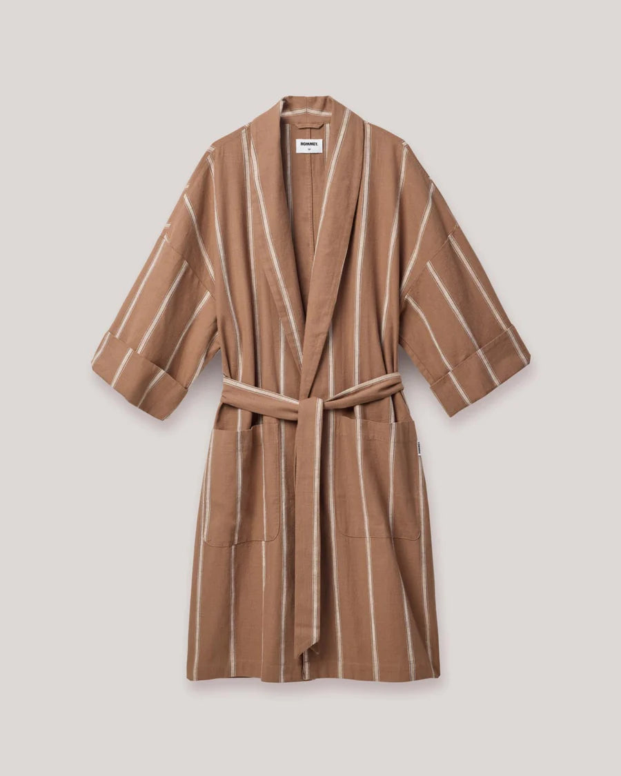 Hommey Ramie Robe Hazelnut