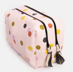 Caroline Gardener Pink Dotty Large Travel Wash Bag