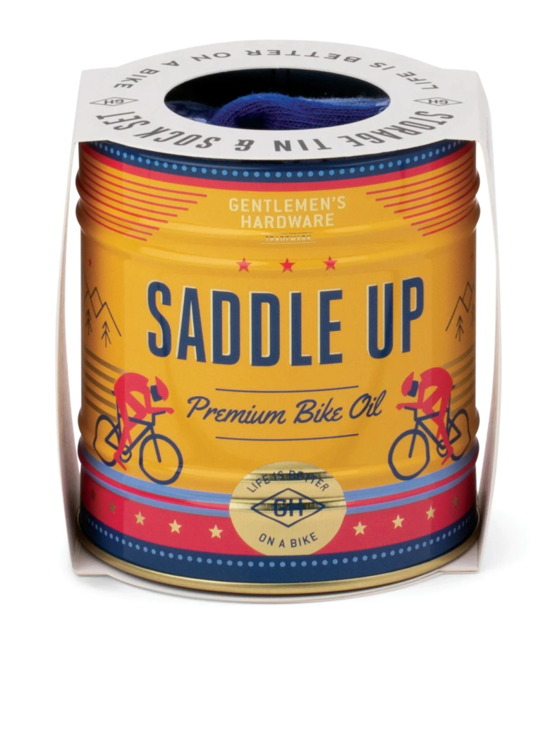 Gentelmens Hardware Socks in a Can - Bike - Saddle Up