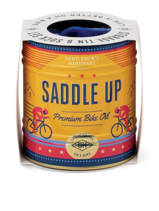 Gentelmens Hardware Socks in a Can - Bike - Saddle Up