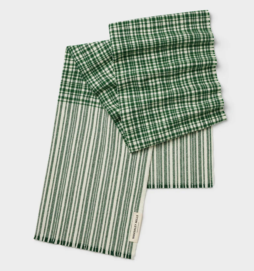 Waverly Mills Bask Shawl in Artichoke