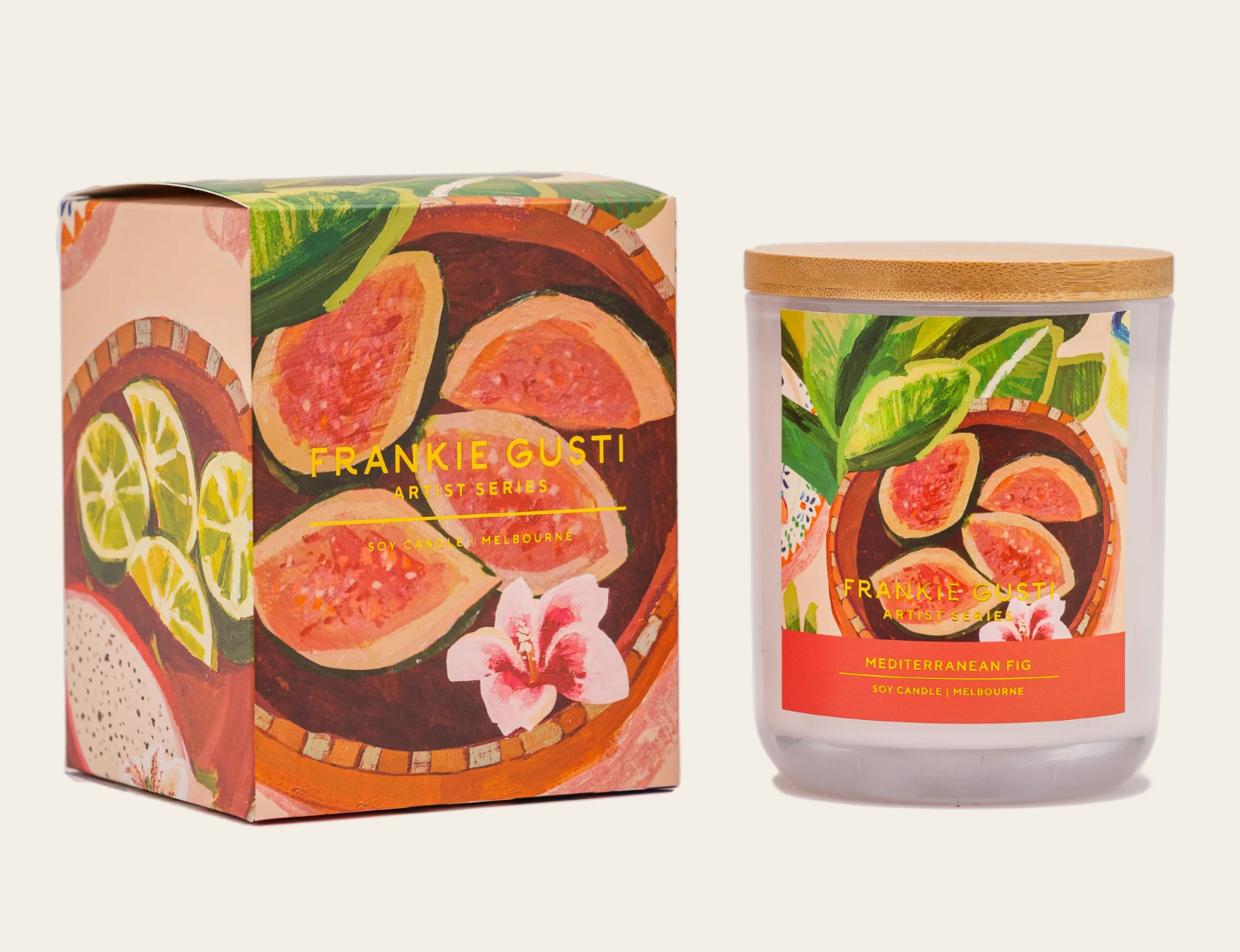 Frankie Gusti ARTIST SERIES CANDLE | MEDITERRANEAN FIG | MIA PENSA
