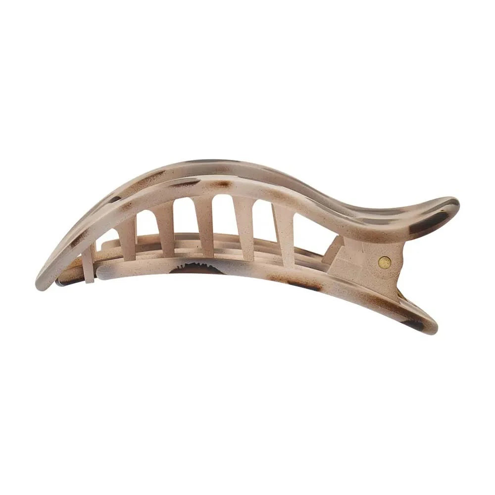 Tamed Flat Hair Claw- Leopard Print