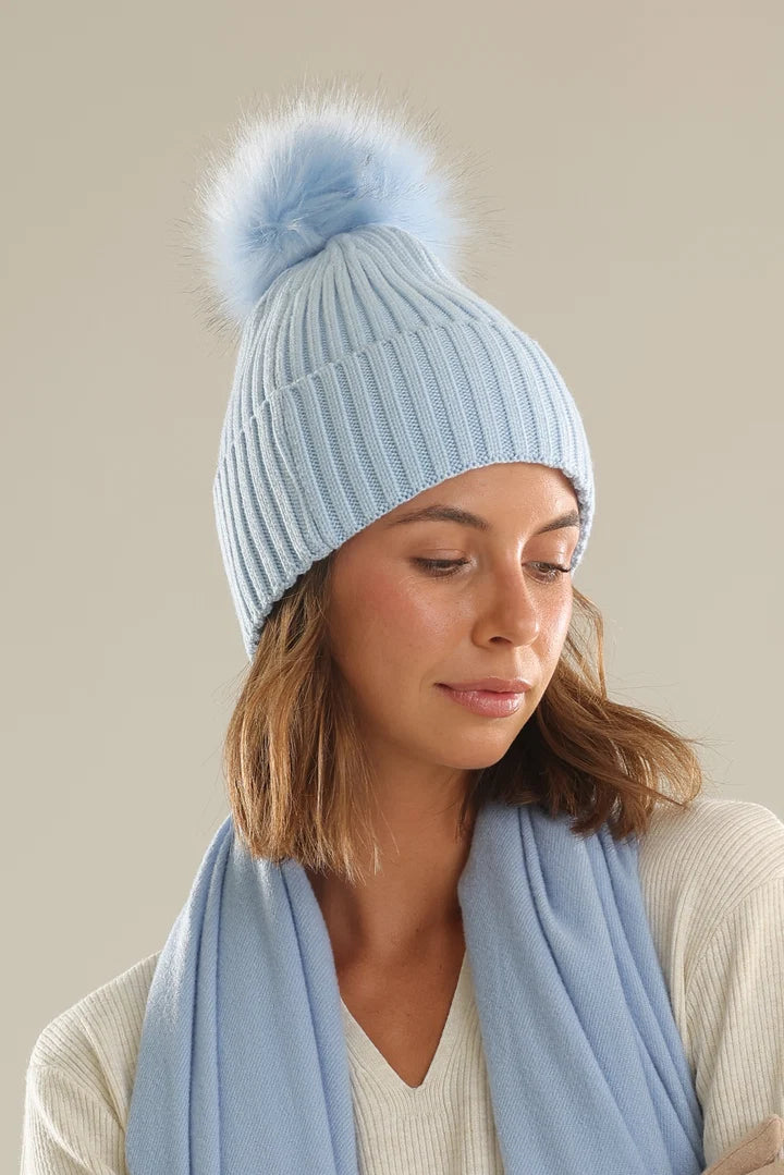 Blue Valentine wool blend beanie