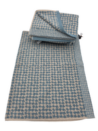 Hand Towel- Houndstooth Blue Haze