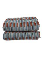 Terracotta & Blue Haze Fridah Bath Towel